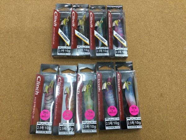 【最新釣具買取情報☆第３弾☆】「人気メーカーのエギ！」買取り入荷致しました。（つりどうぐ一休　葛の葉店）サムネイル