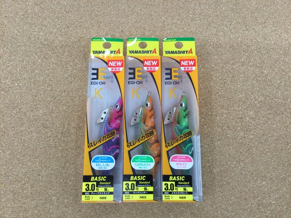 滋賀守山店　新製品入荷情報　・ヤマシタ　エギ王K、サーチ、ライブ、マリア　ローデッドF140　入荷いたしました！サムネイル