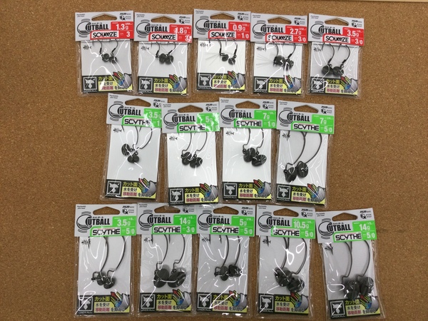 滋賀守山店　新製品入荷情報　ジャッカル　カットボール　スクイーズ　各種、カットボール　サイス　各種、つり人社　バサー　２０２６年１０月号　入荷いたしました！サムネイル