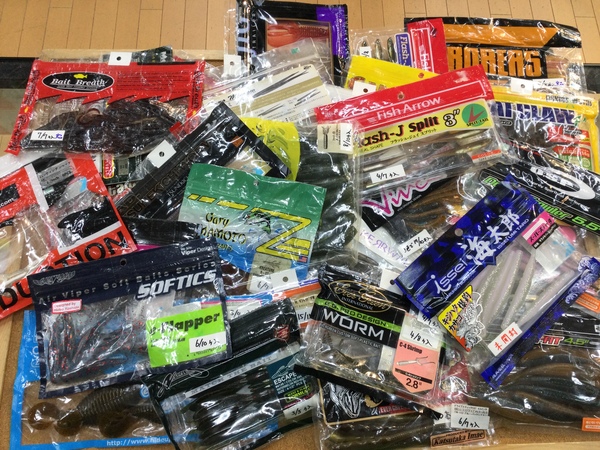 【最新釣具買取情報☆第２弾☆】「人気メーカーのワーム！」買取り入荷致しました。（つりどうぐ一休　葛の葉店）サムネイル