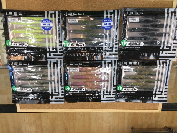 狭山店【製品入荷情報】「一誠　カタクチワーム・ヤバクネ　４．５インチ（新色２色含め６色入荷）が、入荷しました！」（狭山店）サムネイル
