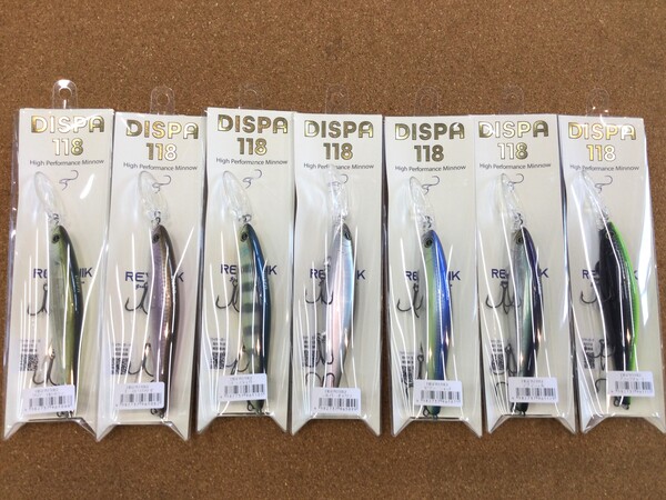 狭山店【新製品入荷情報】「レボニック　〇ディスパ１１８ＳＦ（新製品・７色入荷）○ゼンダ８５ラウド　ドライボーン（新製品・７色入荷）などが、入荷しました！」（狭山店）サムネイル