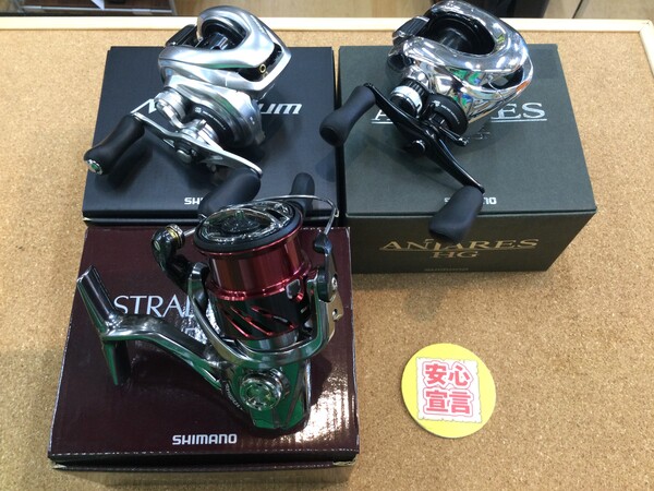 狭山店　本日の釣具買取商品　第３弾！「シマノ　〇１２アンタレスＨＧ（右）○１６メタニウムＭＧＬ（右）〇１６ストラディックＣＩ４＋　２５００Ｓなどが、買取入荷しました！」（狭山店）サムネイル