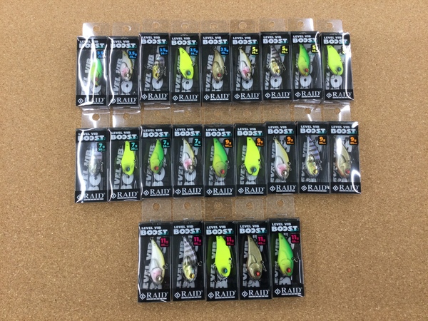 滋賀守山店　新製品入荷情報　レイドジャパン  レベルバイブブースト ヒート2・イマカツ  カバーウェイカー・IK-400Ｒ/IK-500R2/IK-800R2・カタクジャラ160・ステルススイマーJH3g 3DR/ステルススイマーJH10g 3DR・デュオ  ドラッグメタルブレッチ40g　入荷いたしました！サムネイル