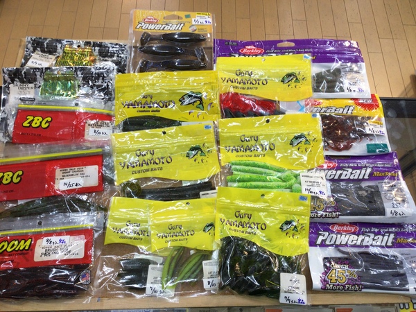【最新釣具買取情報☆第２弾☆】「人気メーカーのワーム多数！」買取り入荷致しました。（つりどうぐ一休　葛の葉店）サムネイル