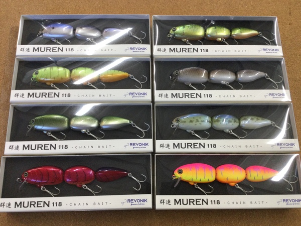【新製品入荷情報☆第２弾☆】「レヴォニック ＭＵＲＥＮ１１８＆サラモアポロ新色」が入荷いたしました！（葛の葉店）サムネイル