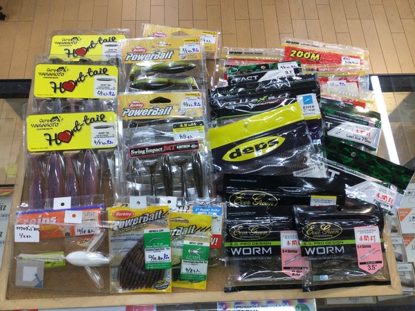 【最新釣具買取情報☆第２弾☆】「人気メーカーのワームを多数！」買取り入荷致しました。（つりどうぐ一休　葛の葉店）サムネイル