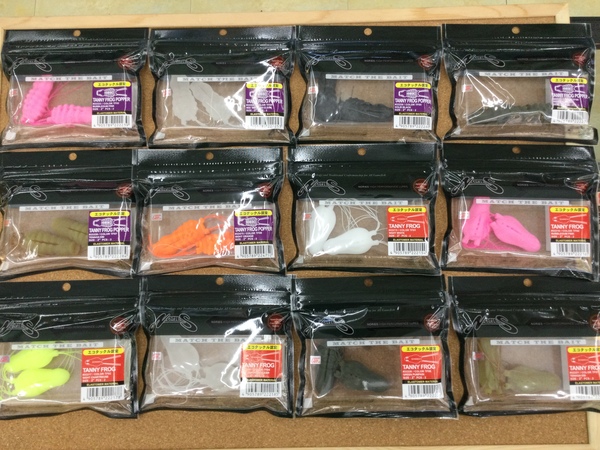 滋賀守山店　入荷情報　ノリーズ　タニーフロッグ、タニーフロッグポッパー、エバーグリーン  ルーシー 3.2　入荷いたしました！サムネイル