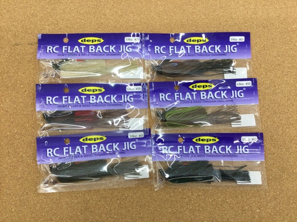 滋賀守山店　入荷情報　デプス　RCフラットバックジグ　3/8oz・1/2oz、サカマタスイマー5.3インチ　入荷いたしました！サムネイル