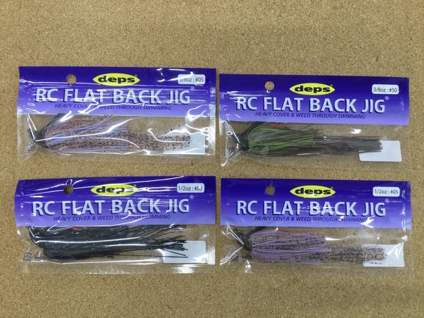 【新製品入荷情報】　デプス　ＲＣフラットバックジグ３／８ｏｚ・１／２ｏｚ　サカマタスイマー５．３インチ　入荷いたしました！（寝屋川店）サムネイル