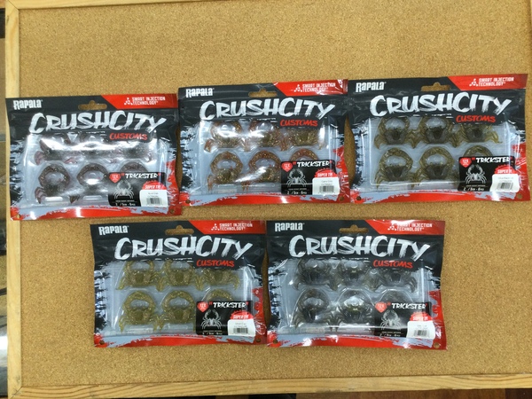 【新製品入荷情報】　ラパラ クラッシュシティ インフィルトレイター３インチ／５インチ トリックスター２インチ、ザップ スタンダードインチワッキーⅰガード　入荷いたしました！（寝屋川店）サムネイル