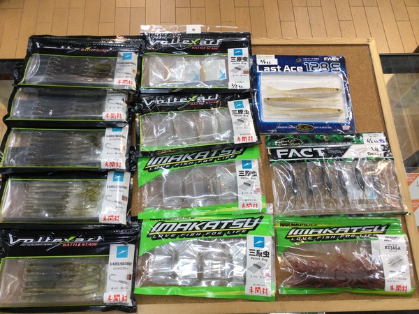 【最新釣具買取情報】「人気メーカーのワームが多数！」買取り入荷致しました。（つりどうぐ一休　葛の葉店）サムネイル